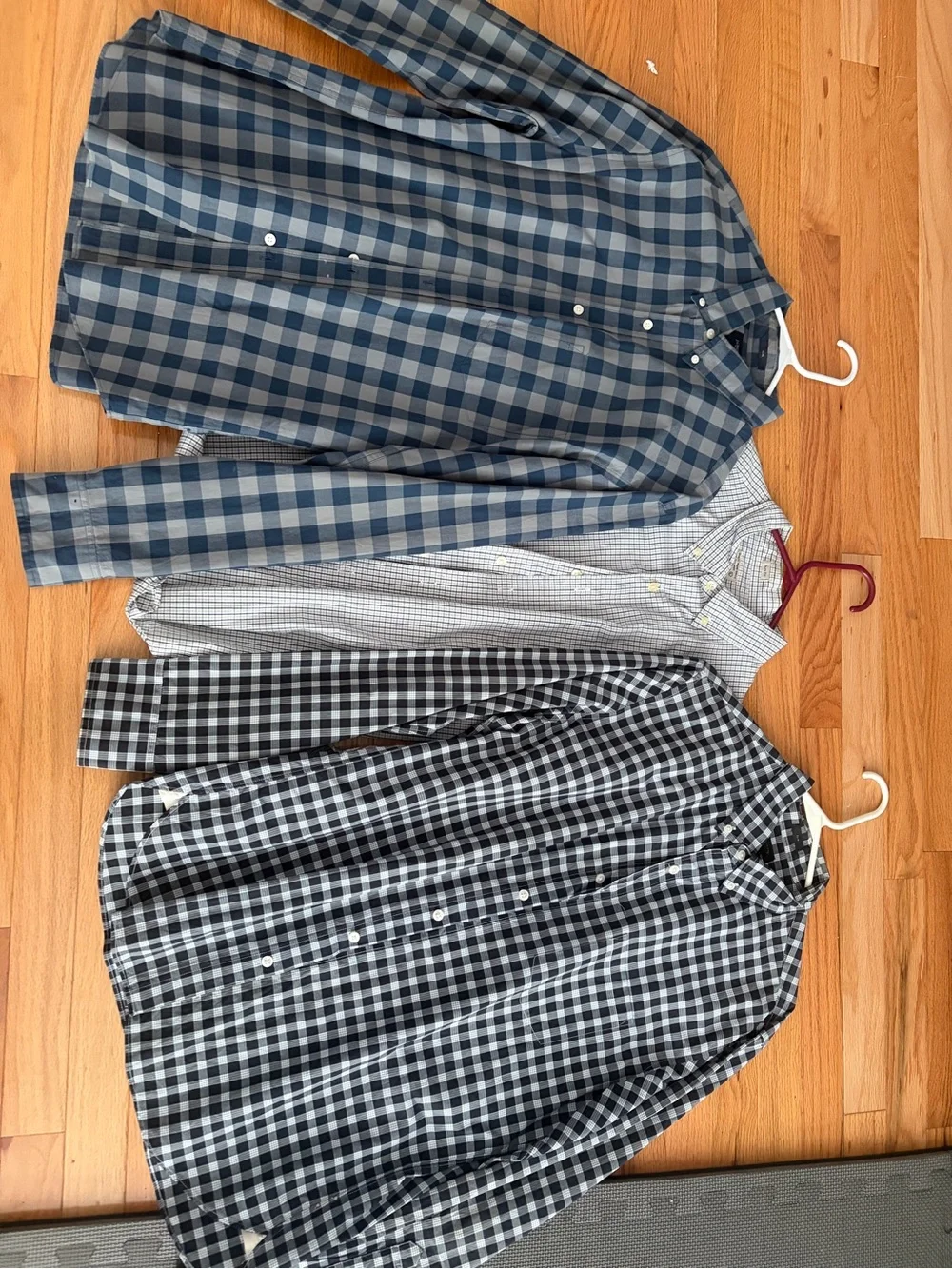 3 Men’s J Crew Classic Button-Up Shirts